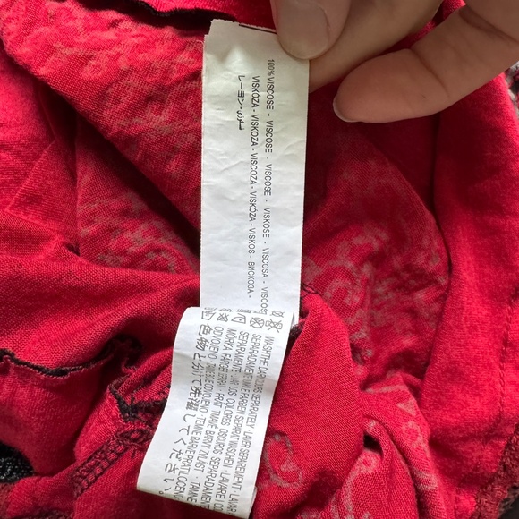 Desigual - Black And Red Long Sleeve Dress - Picture 14 of 14